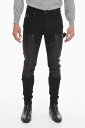 アミリ AMIRI デニム メンズ Jeans STRETCHY WORKMAN SKINNY DENIMS WITH LEATHER DETAILING 16CM MDS121 001 関税 送料無料 ラッピング無料 2020AW dk