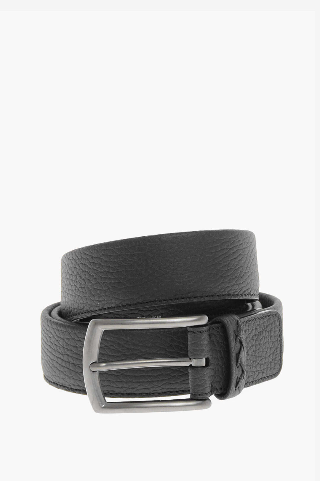 ZEGNA ˥ ٥ B014BZ LHCEO NER  METAL BUCKLE TEXTURED LEATHER BELT ڴǡ̵ۡڥåԥ̵ dk