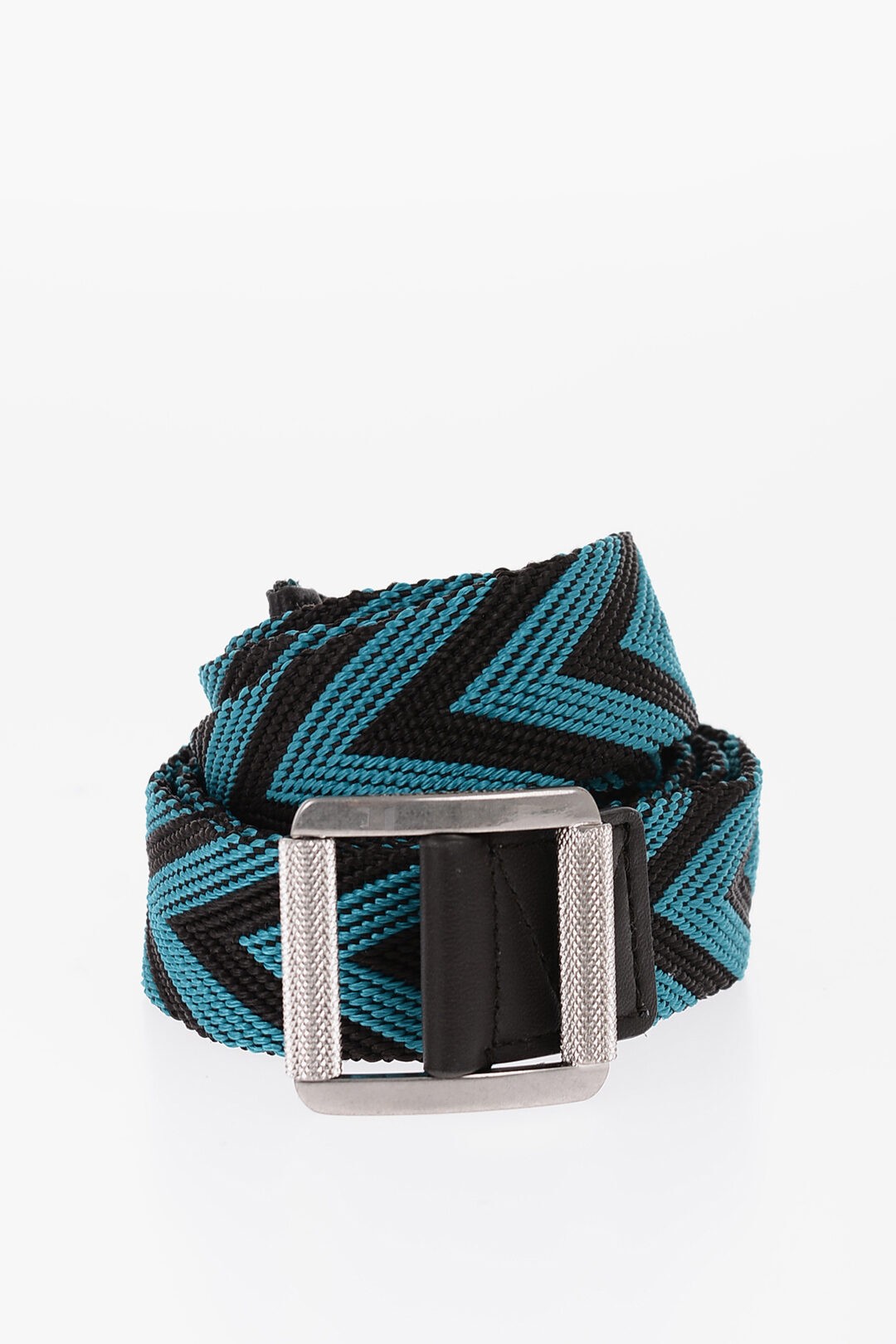 ボッテガヴェネタ ベルト（メンズ） BOTTEGA VENETA ボッテガ ヴェネタ ベルト 679519V1FN1 2184 メンズ CHEVRON MOTIF TWO-TONE FABRIC BELT 30MM 【関税・送料無料】【ラッピング無料】 dk