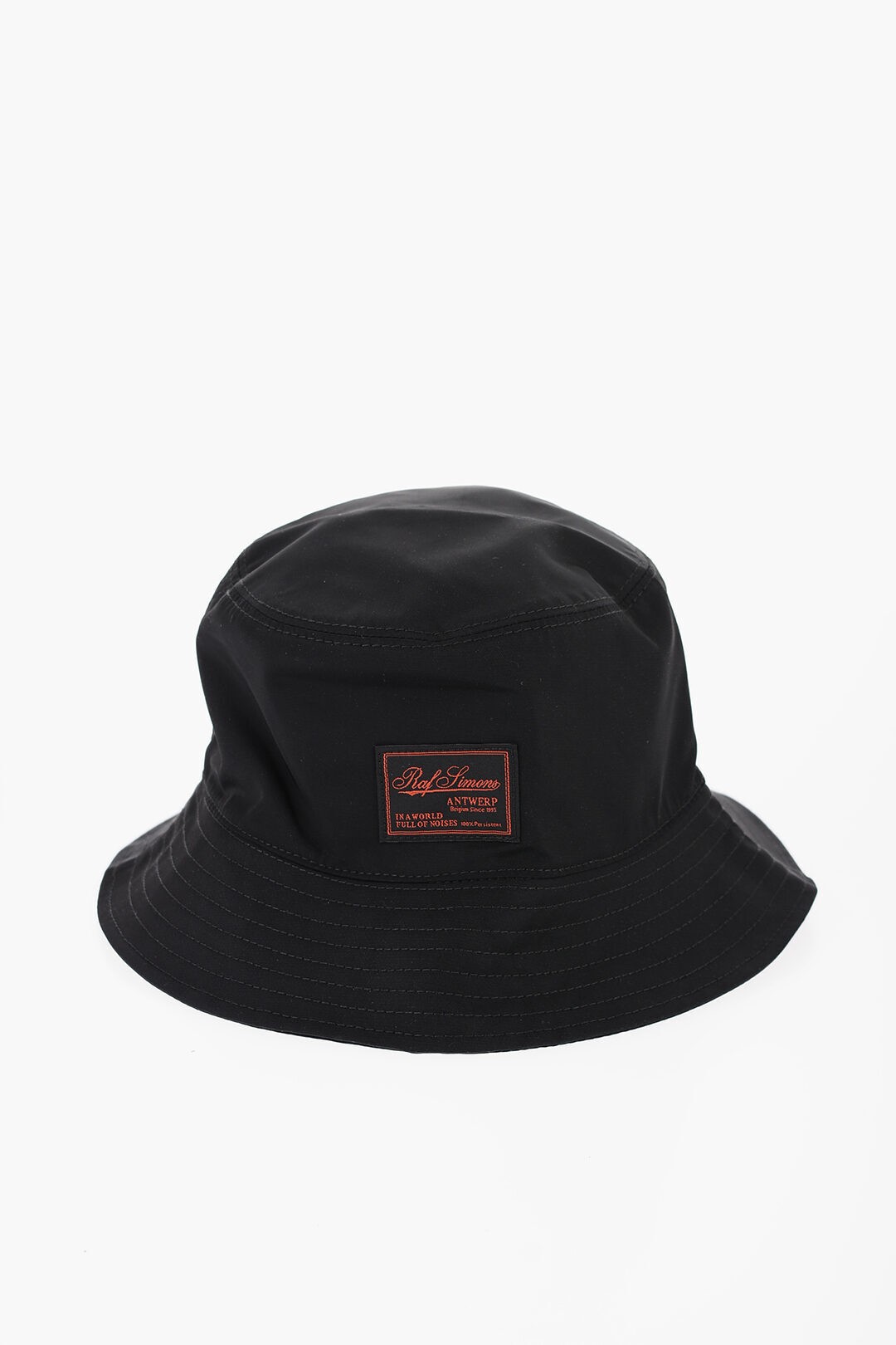 RAF SIMONS ラフ シモンズ 帽子 221 945 0099 メンズ SOLID COLOR BUCKET HAT WITH LOGO PATCH 【関税 送料無料】【ラッピング無料】 dk