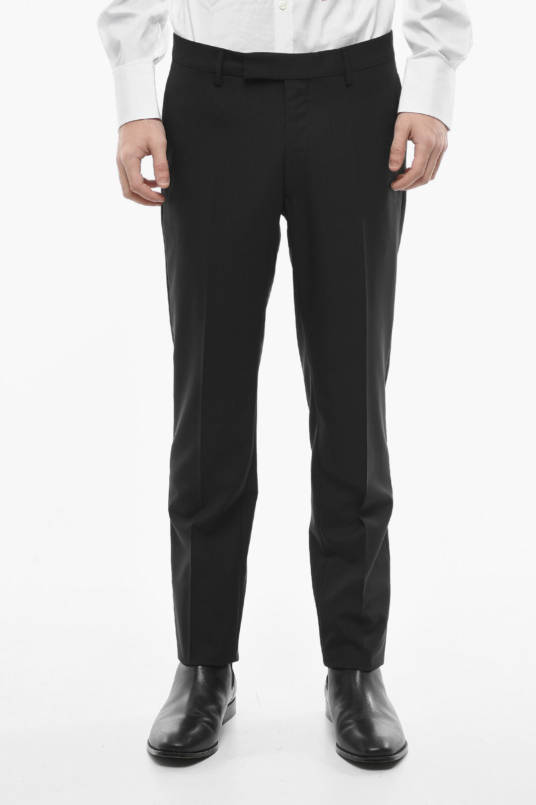 ڤ㤤ʪޥ饽!ʺݥ44.5ܡ CHRISTIAN DIOR ǥ ѥ 633C720A1800 PANT  WOOL FRONT-PLEATED TROUSERS WITH SLIM FIT ڴǡ̵ۡڥåԥ̵ dk