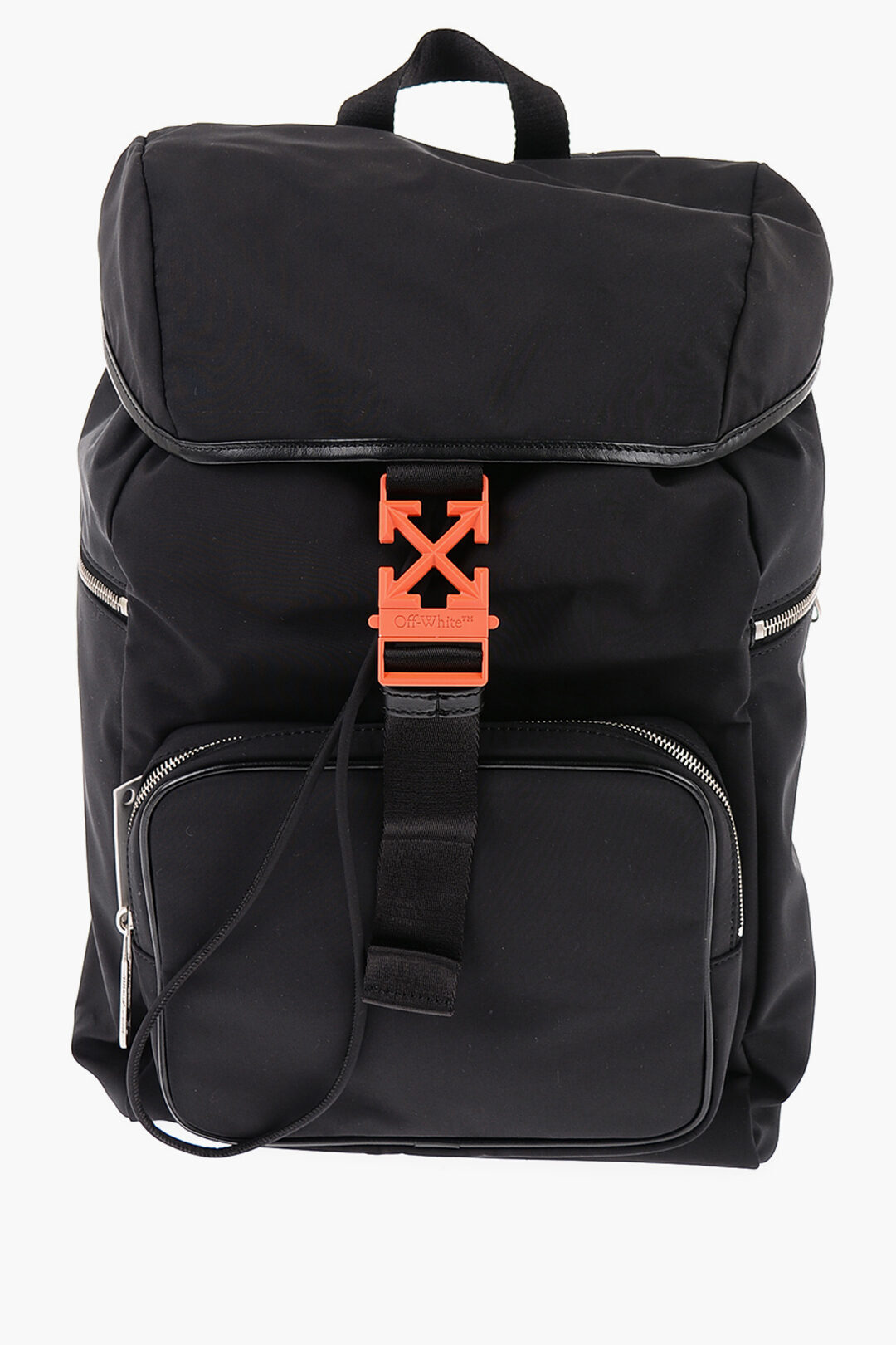 【本日0のつく日ポイント4倍！】 OFF WHITE オフホワイト バックパック OMNB054F21FAB0011010 メンズ SOLID COLOR BACKPACK WITH LEATHER TRIMS 【関税・送料無料】【ラッピング無料】 dk