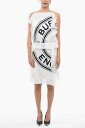 BURBERRY バーバリー ドレス 4567824 A1931 レディース SILK MIDI DRESS WITH LOGO PRINT AND LACE DETAILS 【関税・送料無料】【ラッピング無料】 dk