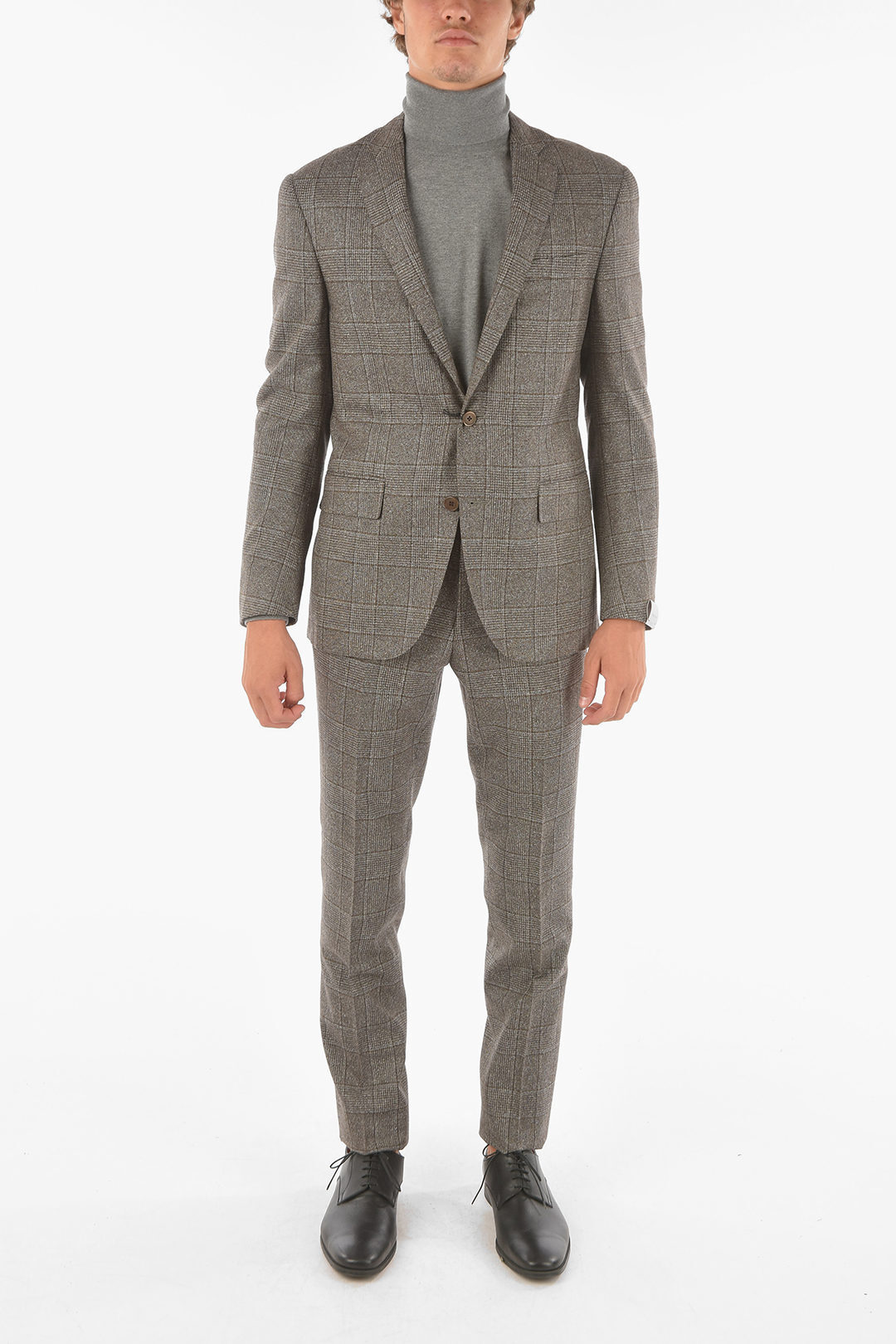 【本日5の付く日ポイント4倍!】 CORNELIANI コルネリアーニ スーツ 827290 8817200 030 メンズ GLEN CHECKERED ACADEMY SOFT VIRGIN WOOL SILK SUIT 【関税・送料無料】【ラッピング無料】 dk