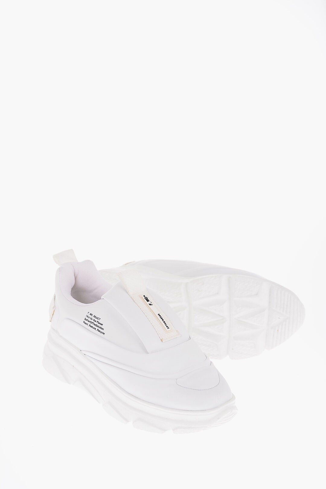 F-WD ե ˡ FWW36041A 13031 101 ǥ FAUX LEATHER AURORA SLIP ON SNEAKERS WITH LETTERING-PRINT ڴǡ̵ۡڥåԥ̵ dk