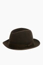 ボルサリーノ 【15,000円以上1,000円OFF!!】 BORSALINO ボルサリーノ 帽子 490025 0381 メンズ FELT MARENGO FEDORA HAT WITH RIBBON 【関税・送料無料】【ラッピング無料】 dk