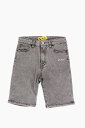 【本日5の付く日ポイント4倍 】 OFF-WHITE オフ ホワイト デニム OBYC001S22DEN002 1001 ボーイズ STRETCH DENIM SHORTS WITH PRINTED LOGO 【関税 送料無料】【ラッピング無料】 dk