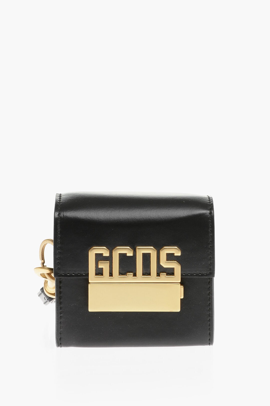 GCDS ǥ Хå FW21M01004902  LEATHER BRACELET BAG WITH GOLDEN LOGO ڴǡ̵ۡڥåԥ̵ dk