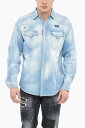 【15,000円以上1,000円OFF!!】 DSQUARED2 ディースクエアード シャツ S74DM0569 S30341 470 メンズ LIGHT WASH DENIM SAHARAN SHIRT 【関税・送料無料】【ラッピング無料】 dk