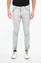 【15,000円以上1,000円OFF!!】 DSQUARED2 ディースクエアード デニム S74LB1187 S30823 900 メンズ DISTRESSED SKATER DENIMS WITH LOGO PRINT AT THE HEM 16CM 【関税・送料無料】【ラッピング無料】 dk