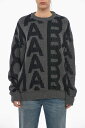 MARC JACOBS マーク ジェイコブス ニットウェア N608W10RE22 084 レディース WOOL BLEND OVERSIZED PULLOVER WITH MONOGRAM PATTERN 【関税・送料無料】【ラッピング無料】 dk