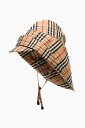 【15,000円以上ご購入で1,000円OFF！】 BURBERRY バーバリー 帽子 8016959111329/F A7028 メンズ OVERSIZED RAIN HAT WITH ICONIC CHECKERED PATTERN 【関税・送料無料】【ラッピング無料】 dk