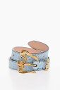 【15,000円以上1,000円OFF!!】 BY FAR バイファー ベルト 23CRRIBD NML DNM レディース DENIM EFFECT LEATHER RIBBON BELT WITH GOLD CURLED BUCKLE 20M 【関税・送料無料】【ラッピング無料】 dk