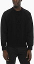 NEIL BARRETT ニール バレット ニットウェア PBMA062 T607C 0101 メンズ WOOL AND COTTON HYBRID CABLE-KNIT SWEATER WITH RAGLAN SLEEVE 【関税 送料無料】【ラッピング無料】 dk