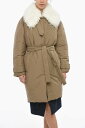 【本日0の付く日ポイント4倍!!】 STELLA MCCARTNEY ステラ マッカートニー コート 660016 レディース BELTED PADDED PARKA WITH REMOVABLE FAUX-FUR COLLAR 【関税・送料無料】【ラッピング無料】 dk