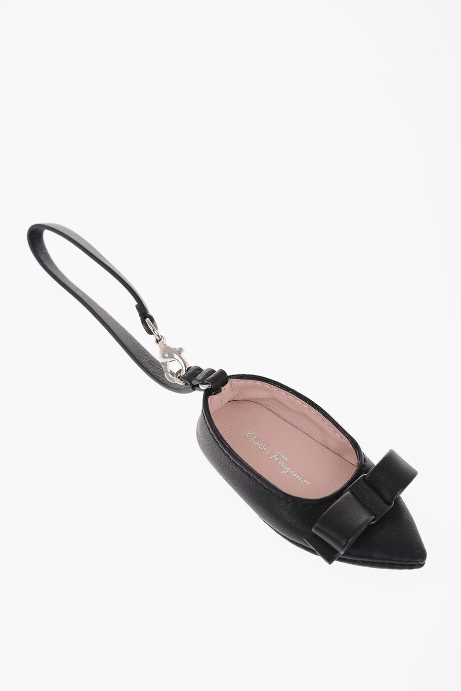 FERRAGAMO ե饬 եåʪ 755822/001 ǥ LEATHER KEYRING WITH SHOE-SHAPED PENDANT ڴǡ̵ۡڥåԥ̵ dk