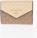 マイケル･コース 革財布 レディース MICHAEL KORS マイケルコース 財布 34S1GT9E6B/798 レディース MICHAEL TWO-TONE FAUX LEATHER VANILLA WALLET WITH ALL-OVER M 【関税・送料無料】【ラッピング無料】 dk