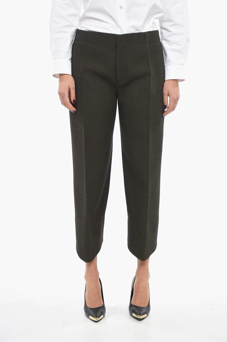 ܥåƥ ͥ BOTTEGA VENETA ܥ ѥ ǥ Trousers COTTON BLEND CROPPED P...