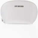 【三連休限定1000円OFF】 モスキーノ MOSCHINO ハイテクアクセサリー ファッション小物 レディース Hi-tech accessories LOVE SILVER-TONE EFFECT SAFFIANO FAUX LEATHER CLUTCH JC5353PP4IK2390B 関税 送料無料 ラッピング無料 2020SS dk
