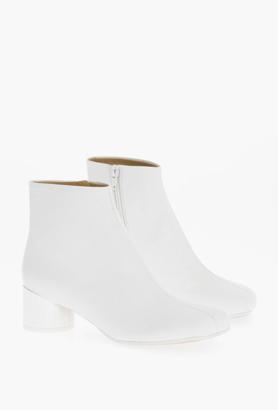 MAISON MARGIELA ᥾ ޥ른 ֡ S59WU0173 PR331 T1003 ǥ SOLID COLOR LEATHER ANKLE BOOTS WITH LACQUERED HEEL 5CM ڴǡ̵ۡڥåԥ̵ dk