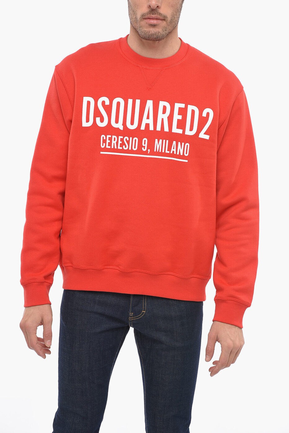 DSQUARED2 ディースクエアード トレーナー S71GU0448 S25516 316 メンズ CREW NECK CERESIO 9 FLEECE COTTON SWEATSHIRT 【関税・送料無料】【ラッピング無料】 dk