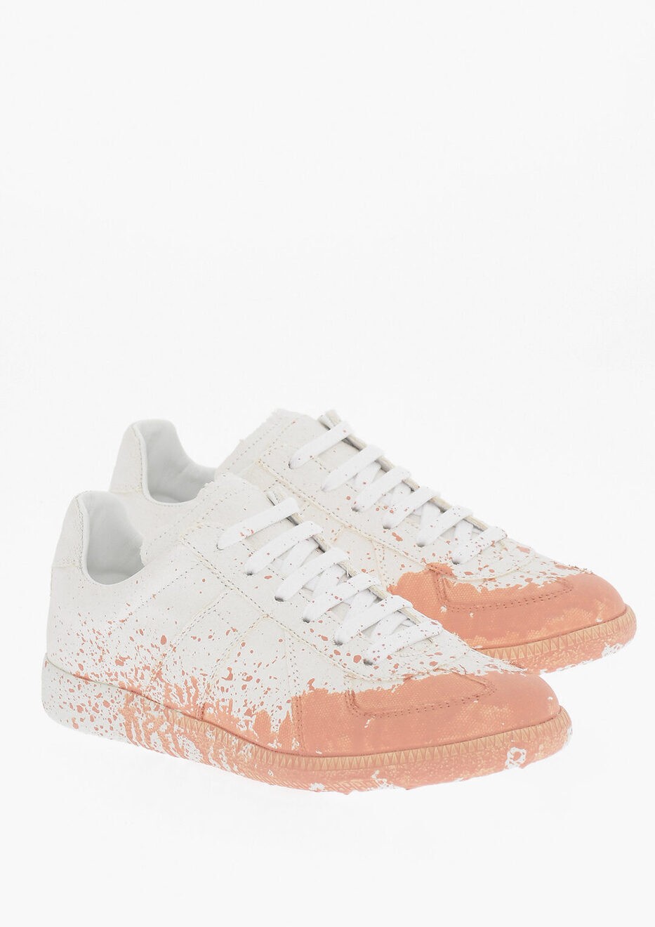 MAISON MARGIELA メゾン マルジェラ スニーカー S58WS0101 P4711 H9178 レディース MM22 COTTON LOW TOP SNEAKERS WITH PAINTED DETAIL 【関税 送料無料】【ラッピング無料】 dk