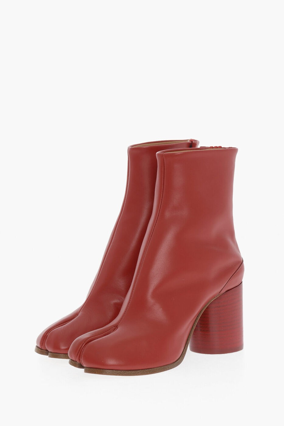 MAISON MARGIELA ᥾ ޥ른 ֡ S58WU0260 PR516 T4045 ǥ MM22 LEATHER TABI ANKLE BOOTS WITH WOOD HEEL 8CM ڴǡ̵ۡڥåԥ̵ dk