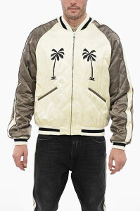 15,000߰ʾ1,000OFF!! PALM ANGELS ѡ 󥸥륹 㥱å PMEA110S23FAB001 6404  UPSIDEDOWN BOMBER JACKET WITH PALM EMBROIDERY ڴǡ̵ۡڥåԥ̵ dk