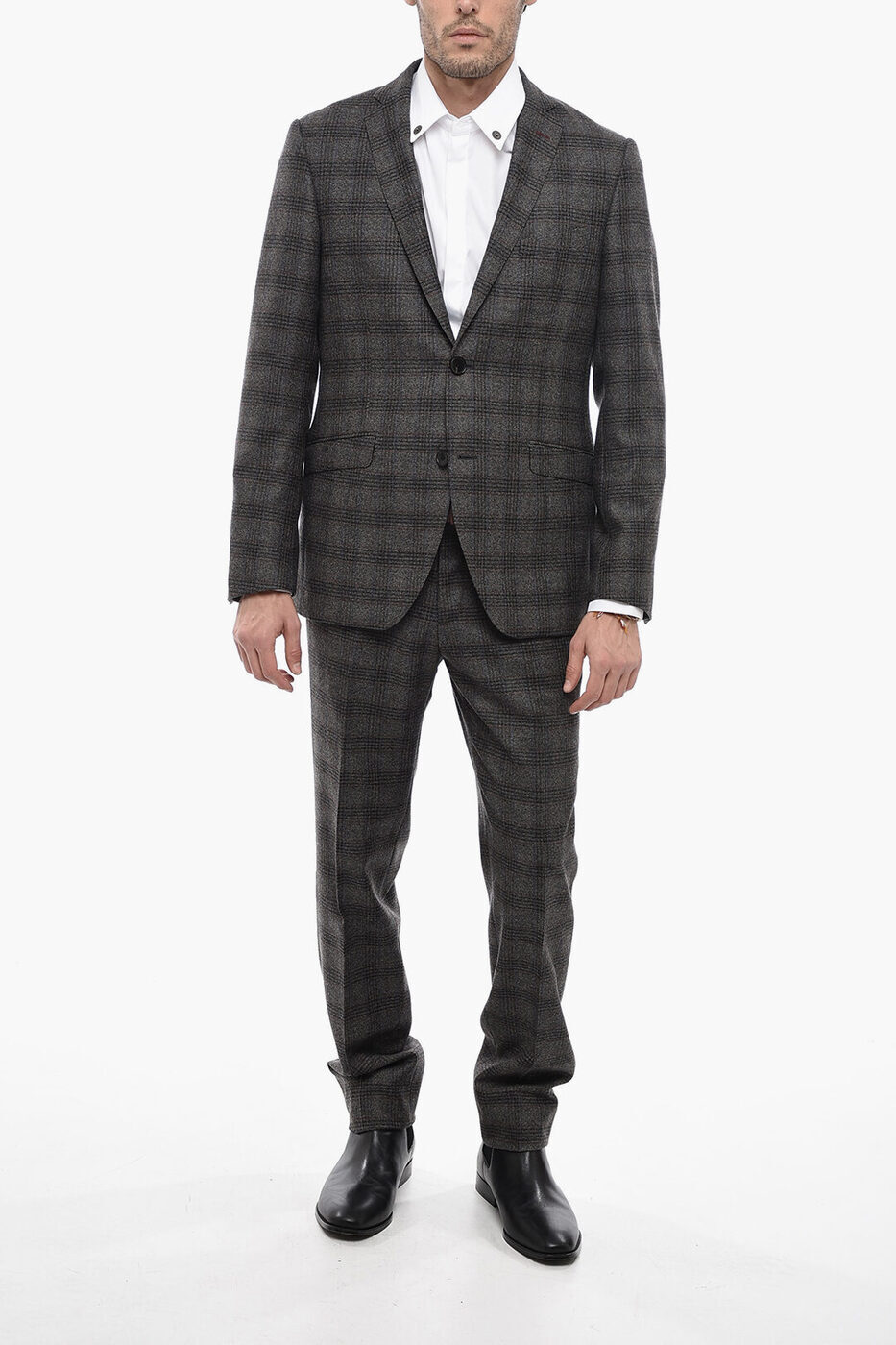 【土日限定クーポン配布中！】 ETRO エトロ スーツ 1A907 118 メンズ WOOL SUIT WITH DISTRICT CHECK PATTERN 【関税・送料無料】【ラッピング無料】 dk