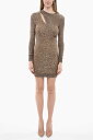 STELLA MCCARTNEY ステラ マッカートニー ドレス 6K01293S23421265 レディース KNITTED CUT-OUT SHEATH DRESS WITH SEQUINES ALL-OVER 【関税・送料無料】【ラッピング無料】 dk