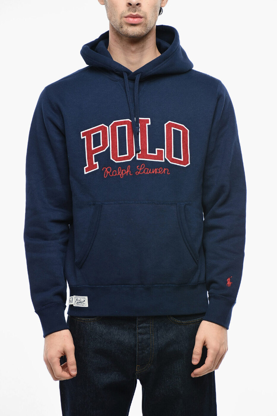 POLO RALPH LAUREN ポロ ラルフ ローレン トレーナー 710878613002NAVY メンズ FLEECE COTTON BLEND LOGOED HODDIE 【関税 送料無料】【ラッピング無料】 dk