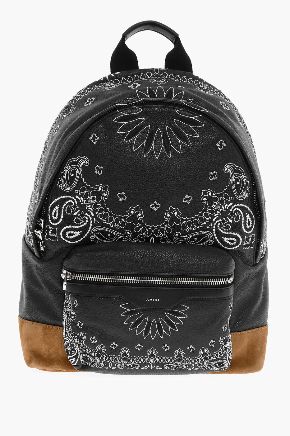 AMIRI アミリ バックパック MAB006 019 メンズ BANDANA MOTIF SUEDE AND TEXTURED LEATHER ACKPACK 【関税・送料無料】【ラッピング無料】 dk