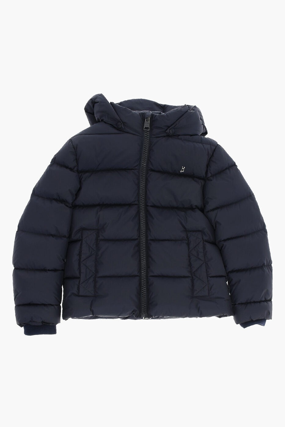 HERNO ヘルノ ジャケット PI0110B 12004 9200 ボーイズ REMOVABLE HOODED SOLID COLOR DOWN JACKET 【..