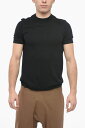 ニールバレット 【15,000円以上1,000円OFF!!】 NEIL BARRETT ニール バレット ニットウェア PBMA573 F605 01 メンズ WOOL BLEND SHORT SLEEVE CREW-NECK SWEATER 【関税・送料無料】【ラッピング無料】 dk