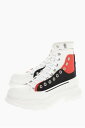 ALEXANDER MCQUEEN アレキサンダー マックイーン スニーカー 735819W4TGS 1578 メンズ ZIPPED HIGH-TOP SNEAKERS WITH PLATFORM SOLE 【関税 送料無料】【ラッピング無料】 dk