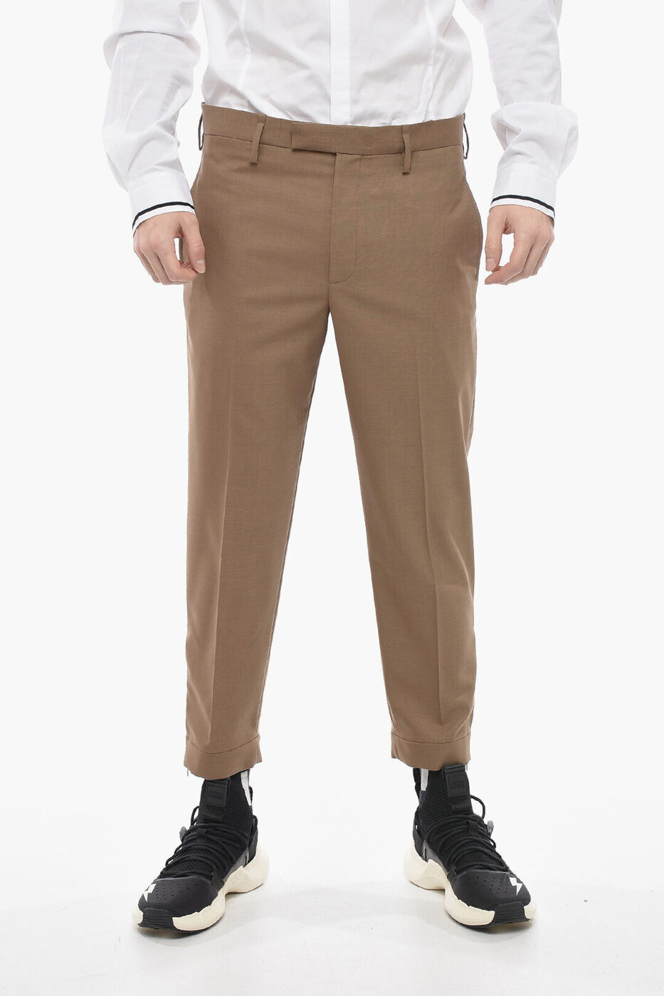 楽天BRANDSHOP・クラージュ楽天市場店【本日ポイント最大4倍!!】 ニール バレット NEIL BARRETT ズボン パンツ メンズ Trousers SLIM FIT JAMIE PANTS WITH ANKLE ZIP PBPA097H U008 1390 関税 送料無料 ラッピング無料 2020SS dk