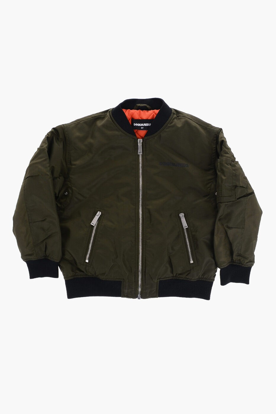 DSQUARED2 ディースクエアード ジャケット DQ1165 D00BL DQ561 ボーイズ PADDED NYLON BOMBER JACKET ..