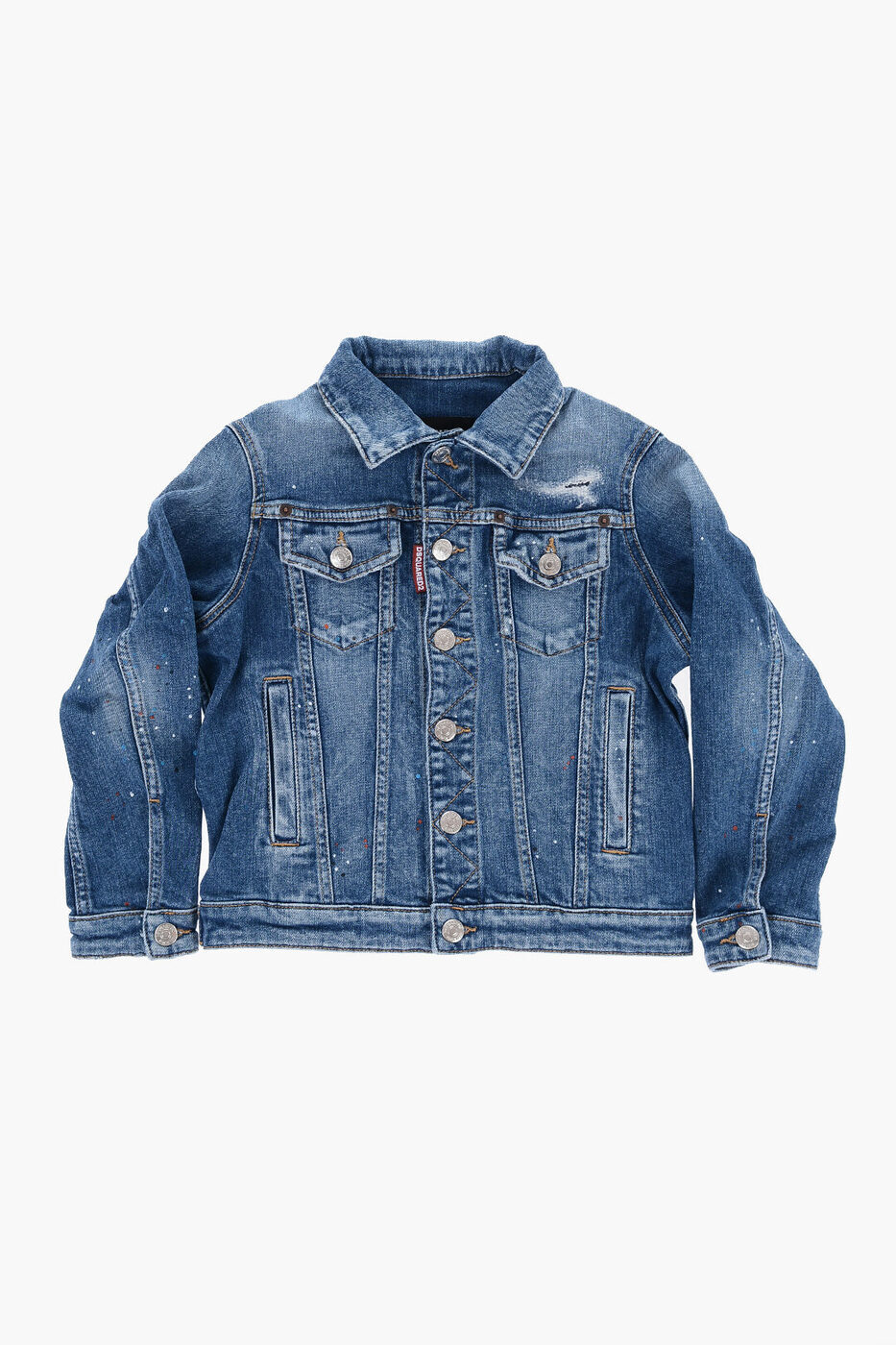DSQUARED2 ディースクエアード ジャケット DQ0395 D0A2M DQ01 ボーイズ OVERSIZED DENIM JACKET WITH S..