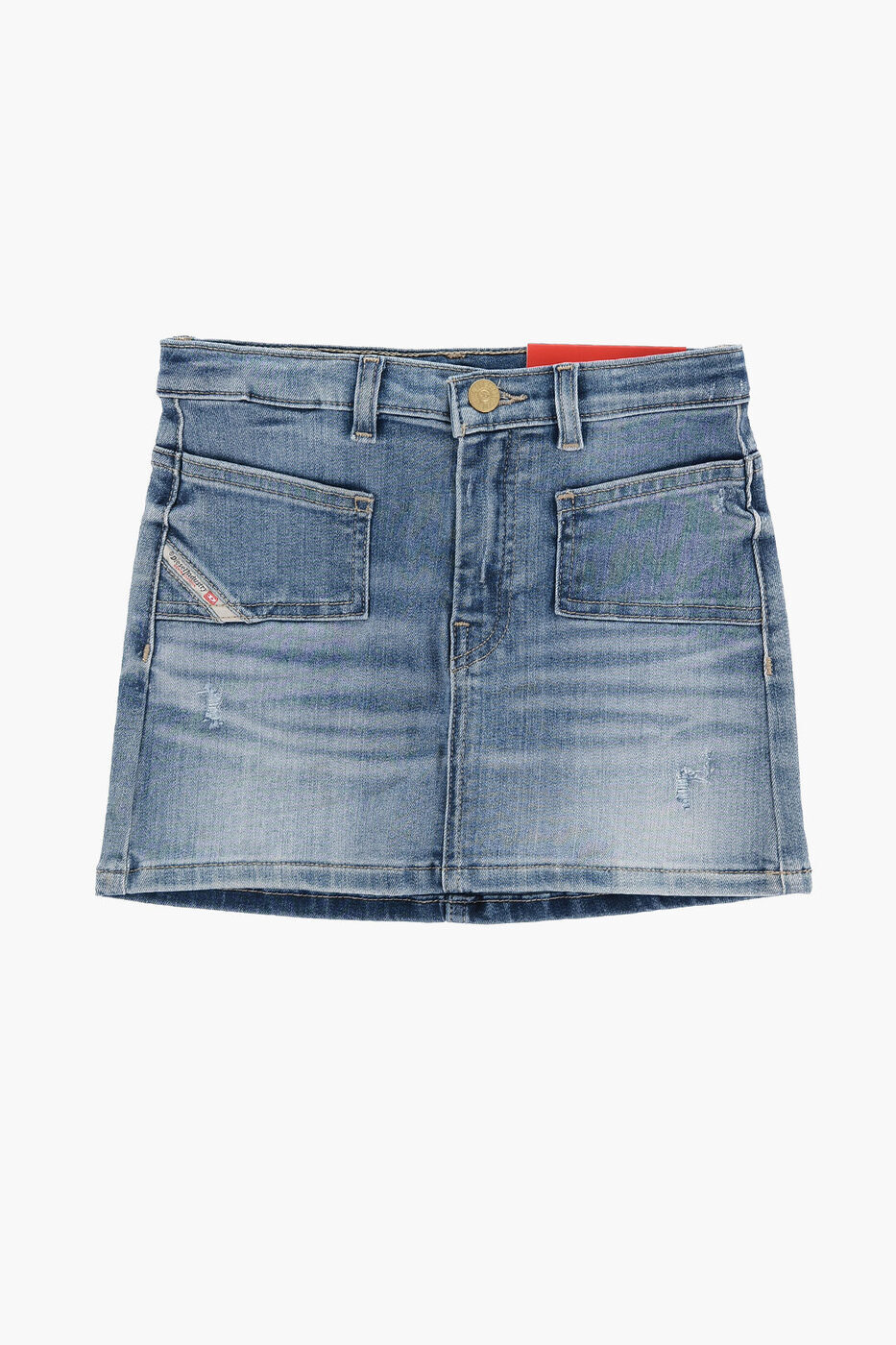 DIESEL ディーゼル スカート J01075 KXBG6 K01 ガールズ STRETCH DENIM GIANNA-HP SKIRT 【関税・送料..