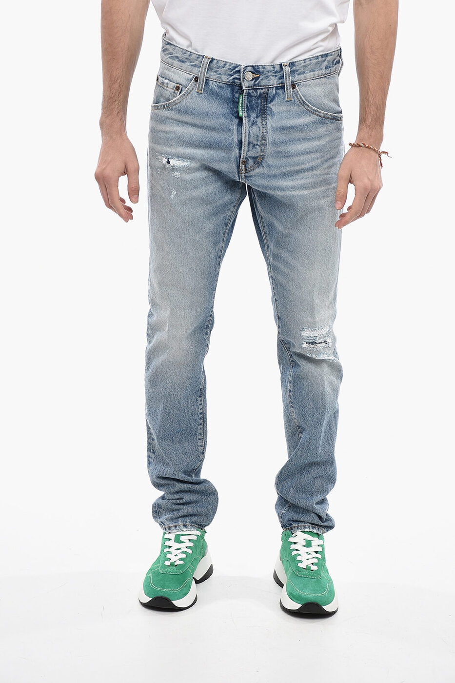 DSQUARED2 ディースクエアード デニム S78LB0068 S30839 470 メンズ ONE LIFE ONE PLANET LIGHT WASH COOL GUY FIT DENIMS 17CM 【関税・送料無料】【ラッピング無料】 dk