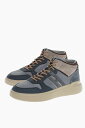 【15,000円以上1,000円OFF!!】 HOGAN ホーガン スニーカー HXM5800EL503VD0YBY メンズ SUEDE SLASH HIGH-TOP SNEAKERS WITH CONTRAST LACE 【関税・送料無料】【ラッピング無料】 dk