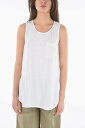 【1000円OFFクーポン配布中!!】 ウールリッチ WOOLRICH Tシャツ トップス レディース T-shirts and tops SIDE SPLITS OVERSIZED TOP WITH BREAST POCKET COWWTEE1122NS90 8641 関税 送料無料 ラッピング無料 2020SS dk