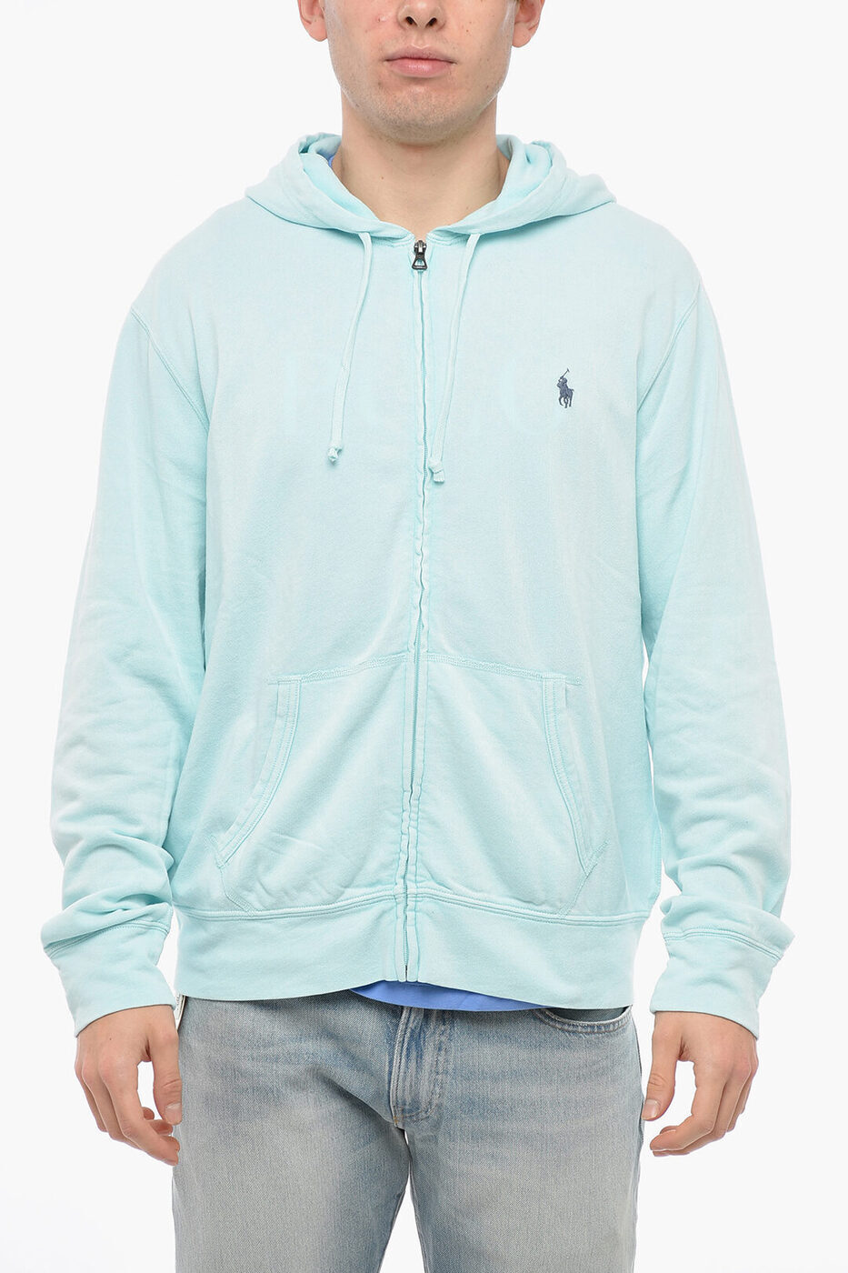 POLO RALPH LAUREN ポロ ラルフ ローレン トレーナー 710706348012 メンズ BRUSHED COTTON HOODIE WITH FRONT ZIP 【関税 送料無料】【ラッピング無料】 dk