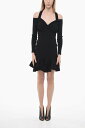 ALEXANDER MCQUEEN アレキサンダー マックイーン ドレス 734531 Q1A5B 1000 レディース KNITTED DRESS WITH SCALLOP HEM 【関税・送料無料】【ラッピング無料】 dk