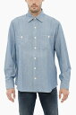 SALVATORE PICCOLO サルヴァトーレピッコロ シャツ OLDAMECO LIGHT BLUE メンズ SOLID COLOR POPLIN COTTON SHIRT 【関税 送料無料】【ラッピング無料】 dk