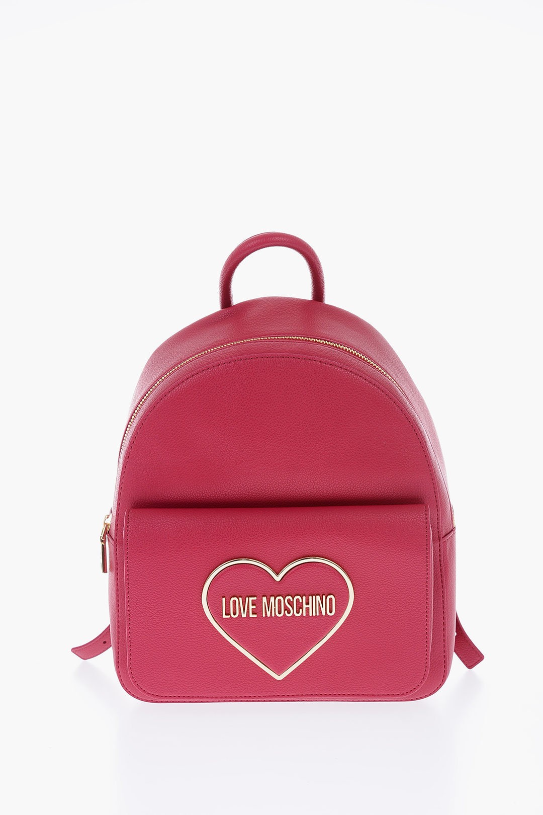 MOSCHINO ⥹ Хåѥå JC4140PP1FLR0604 ǥ LOVE TEXTURED FAUX LEATHER BACKPACK WITH MAXI POCKET ڴǡ̵ۡڥåԥ̵ dk