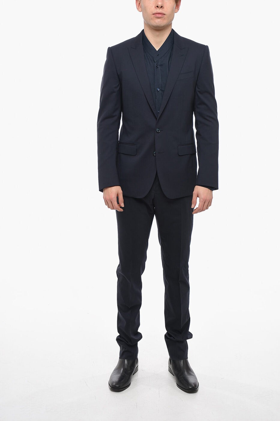 【土日限定クーポン配布中！】 DOLCE&GABBANA ドルチェ&ガッバーナ スーツ GK0RMTGF874 B0665 メンズ MARTINI STRETCH WOOL SUIT WITH FLAP POCKETS 【関税・送料無料】【ラッピング無料】 dk