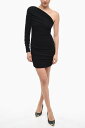 アレクサンドル ボーティエ ALEXANDRE VAUTHIER ワンピース ドレス レディース Dresses DRAPED ONE-SHOULDER DRESS 231DR1821BLACK 関税 送料無料 ラッピング無料 2020SS dk