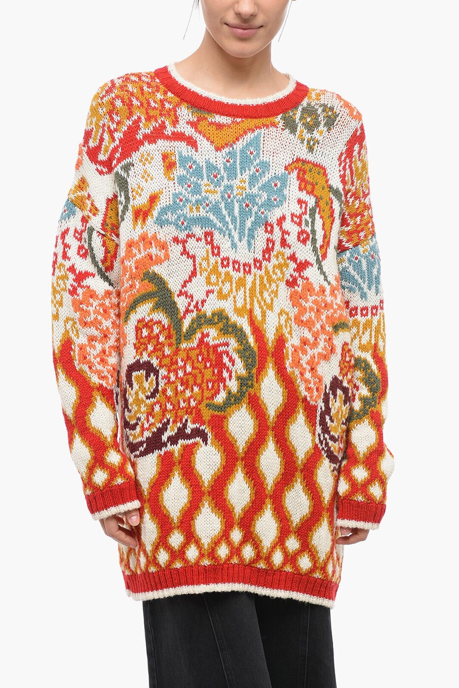 ETRO エトロ ニットウェア 13736 9142 990 レディース EMBROIDERED CREWNECK SWEATSHIRT 【関税・送料無料】【ラッピング無料】 dk