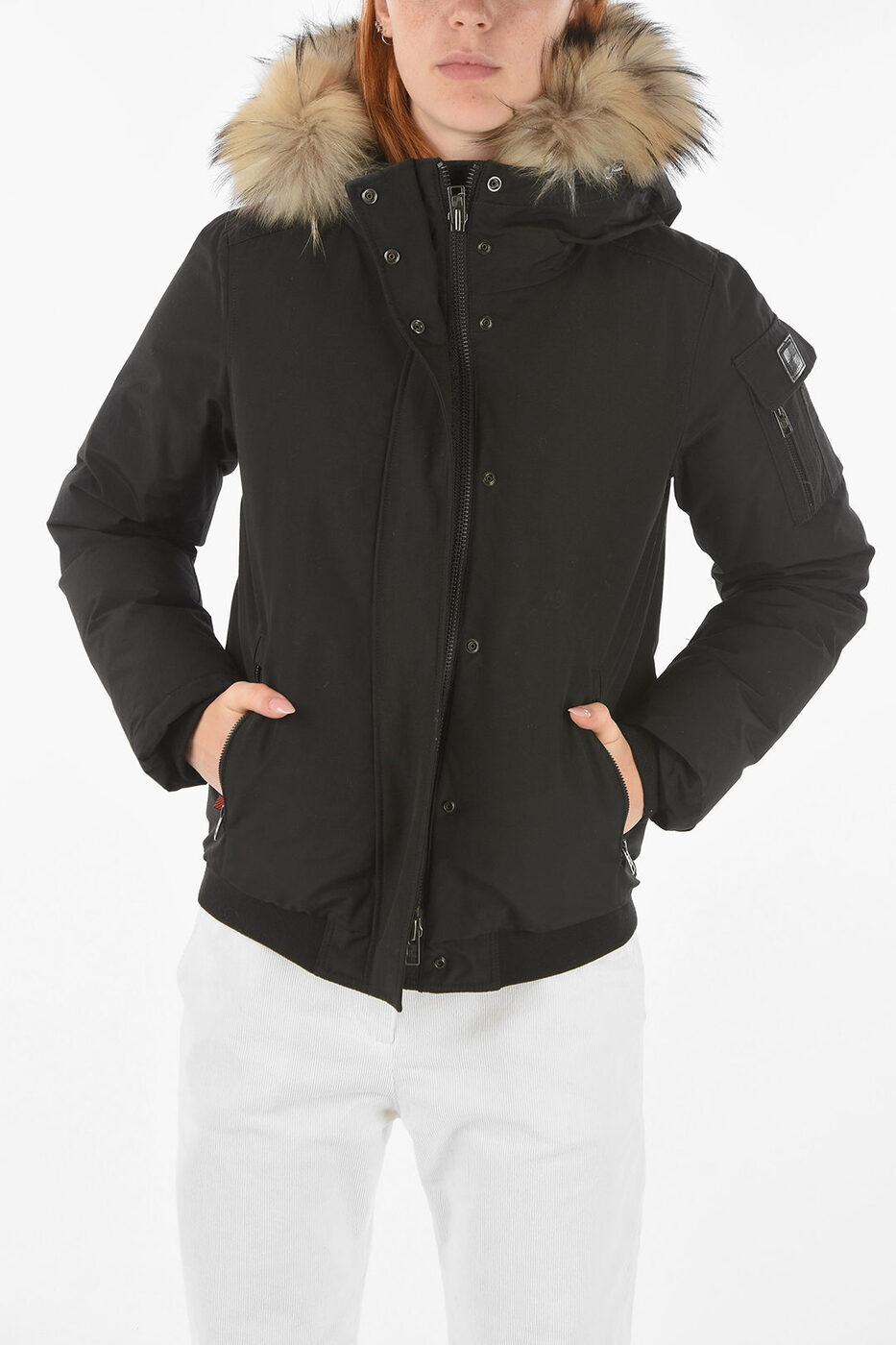 ウールリッチ ダウンジャケット レディース WOOLRICH ウールリッチ ジャケット COWWCPS2805UT0001 BLK レディース HIDDEN CLOSURE MINERVA DOWN JACKET 【関税・送料無料】【ラッピング無料】 dk